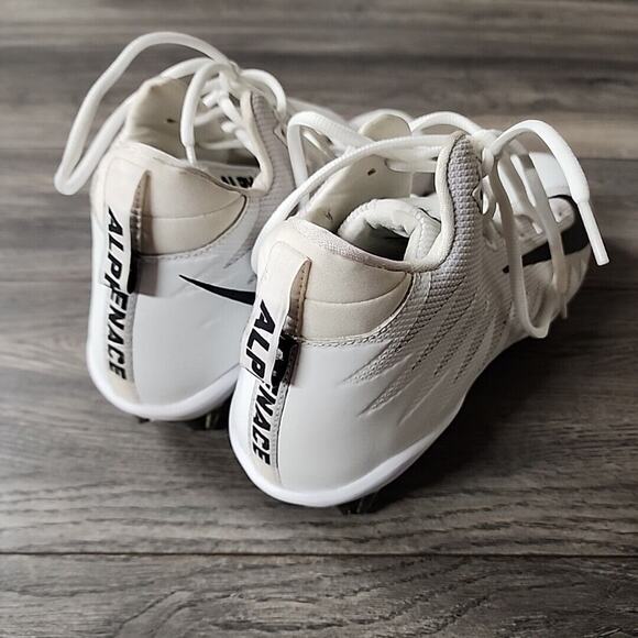 Nike Alpha Menace Pro Mid TD P Football Cleats White AJ6604-102 Men's Size 13 - Picture 3 of 10